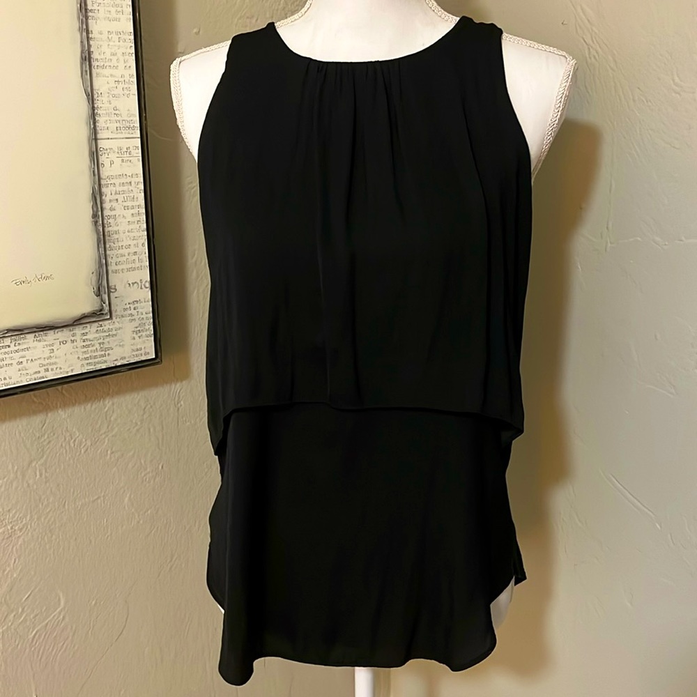 Loft Black Cami Top sz S